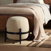 Sia Athena Taupe Ottoman | ready to ship!