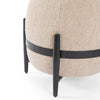 Sia Athena Taupe Ottoman | ready to ship!