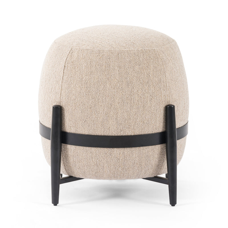Sia Athena Taupe Ottoman | ready to ship!
