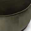Sinclair Surrey Olive Large Round Ottoman | ready to ship!