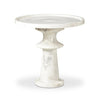 Skylar Polished White Marble End Table | ready to ship!