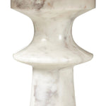 Skylar Polished White Marble End Table | ready to ship!