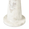 Skylar Polished White Marble End Table | ready to ship!