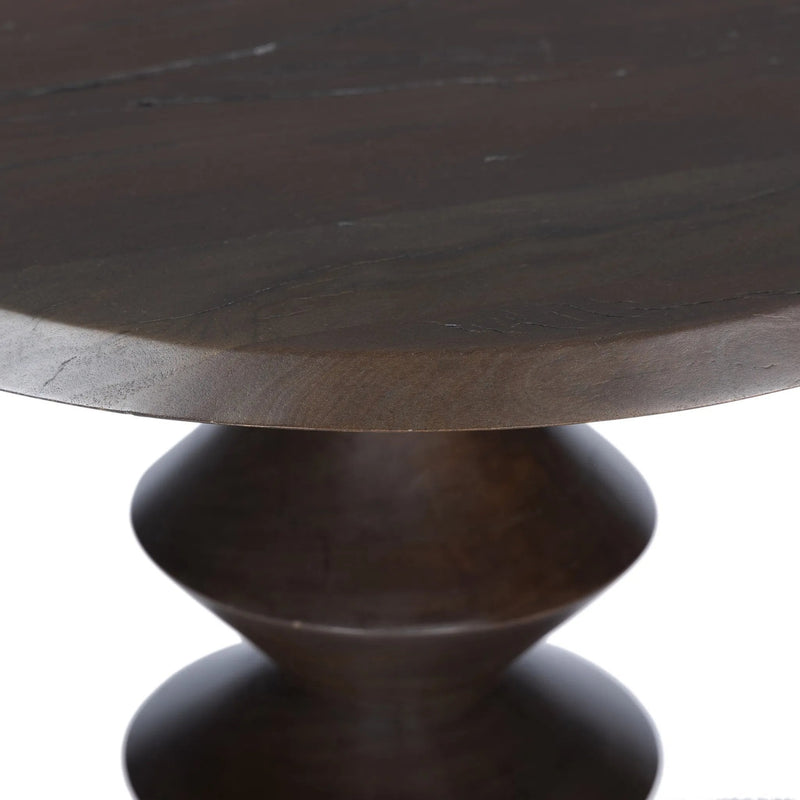 Stacked Reclaimed Russet End Table | ready to ship!