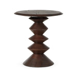 Stacked Reclaimed Russet End Table | ready to ship!