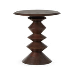 Stacked Reclaimed Russet End Table | ready to ship!