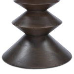 Stacked Reclaimed Russet End Table | ready to ship!