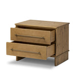 Stella Hazel Oak Veneer Nightstand | shipping 6/3/2025