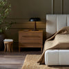 Stella Hazel Oak Veneer Nightstand | shipping 6/3/2025