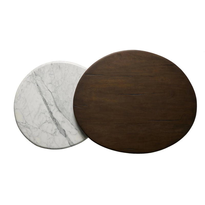 Stuart White Calacatta Marble Nesting Coffee Tables - MIX & Match