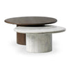 Stuart White Calacatta Marble Nesting Coffee Tables - MIX & Match