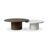 Stuart White Calacatta Marble Nesting Coffee Tables - MIX & Match
