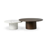 Stuart White Calacatta Marble Nesting Coffee Tables - MIX & Match