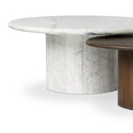 Stuart White Calacatta Marble Nesting Coffee Tables - MIX & Match
