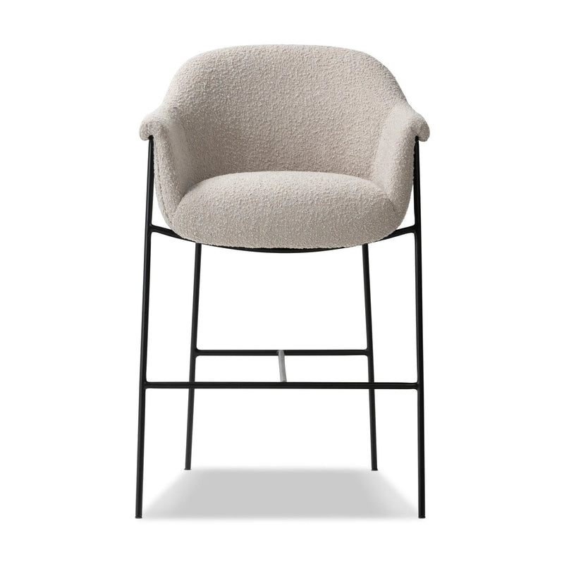 Suerte Matte Ebony Bar Stool | ready to ship!