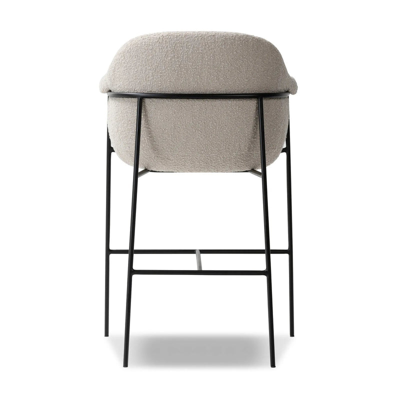 Suerte Matte Ebony Bar Stool | ready to ship!