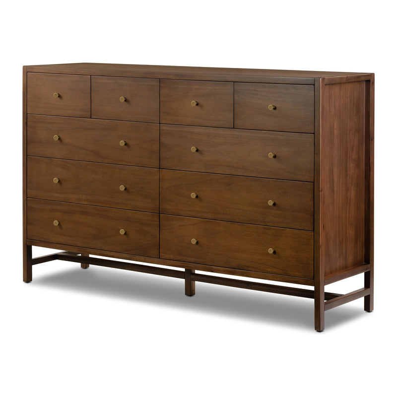 Sullivan Saddle Tan 10 Drawer Dresser | shipping 6/18/2025