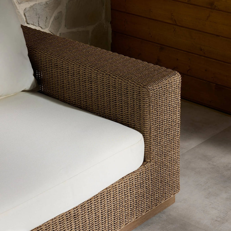 Suri Arashi Salt Outdoor Sofa 106" | ready to ship!