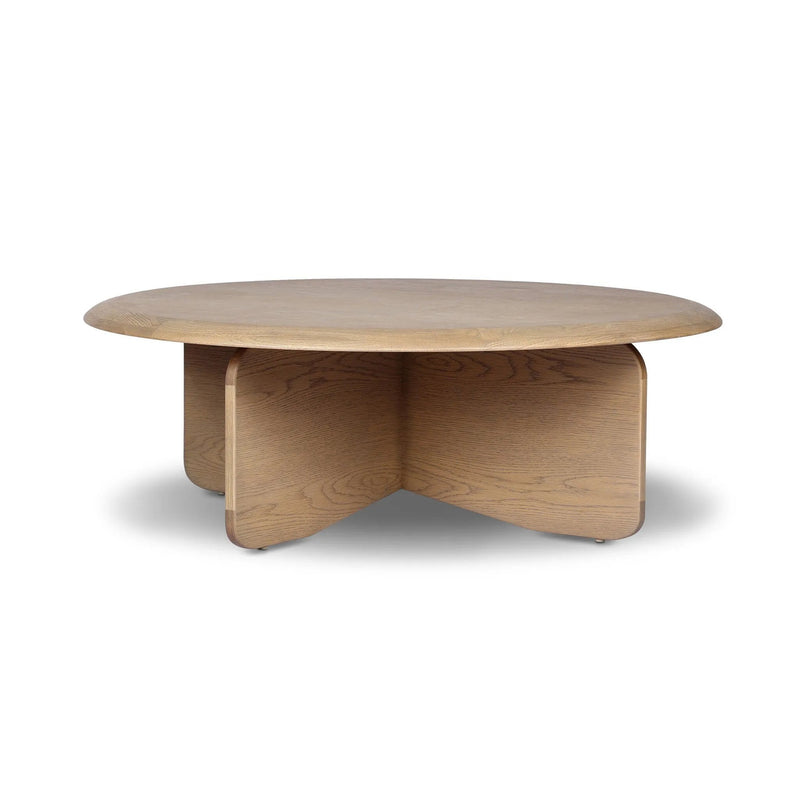 Surie Sandy Oak Resawn Coffee Table | ready to ship!