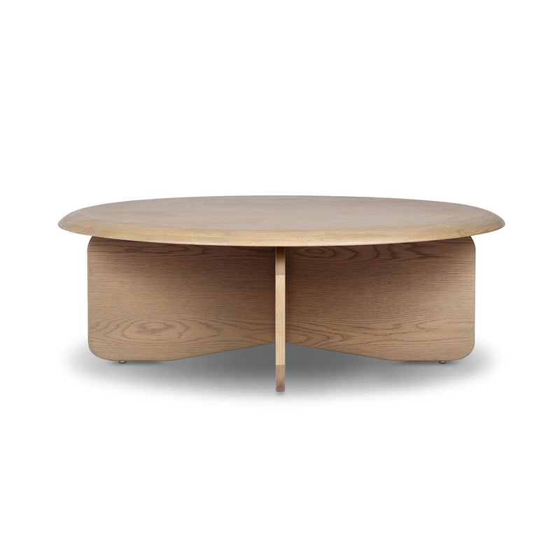 Surie Sandy Oak Resawn Coffee Table | ready to ship!