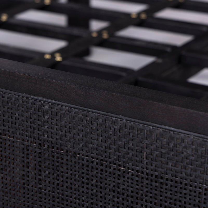 Sydney Black Wash King Bed | ready to ship!