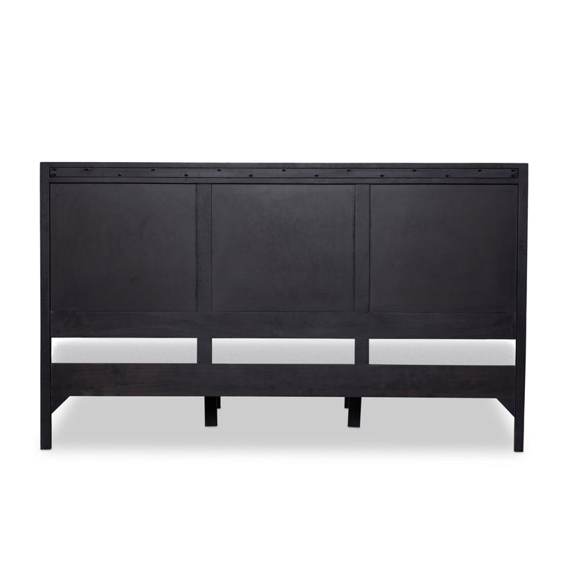 Sydney Black Wash King Bed | ready to ship!