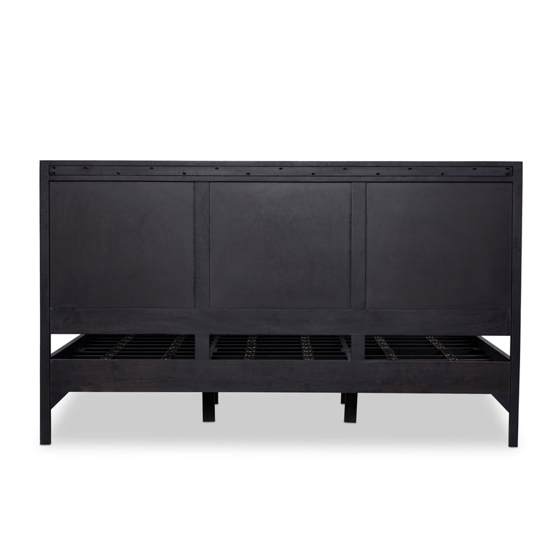 Sydney Black Wash King Bed | ready to ship!