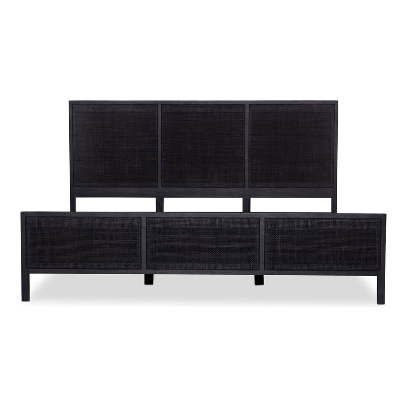 Sydney Black Wash King Bed | ready to ship!
