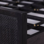 Sydney Black Wash King Bed | ready to ship!
