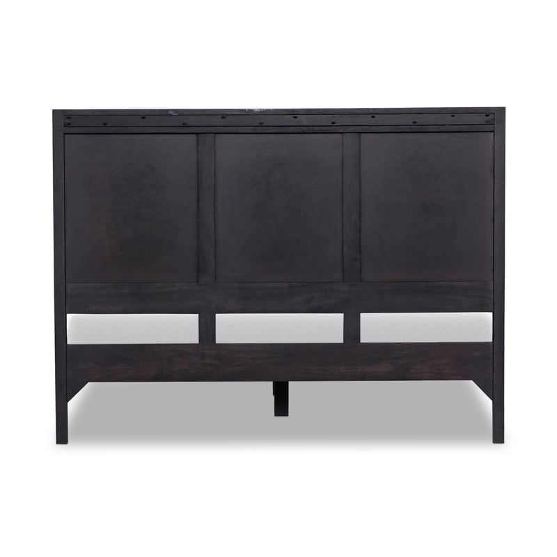 Sydney Black Wash Queen Bed | ready to ship!