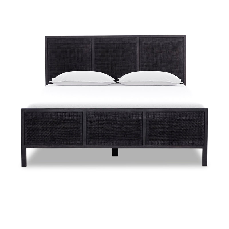 Sydney Black Wash Queen Bed | ready to ship!