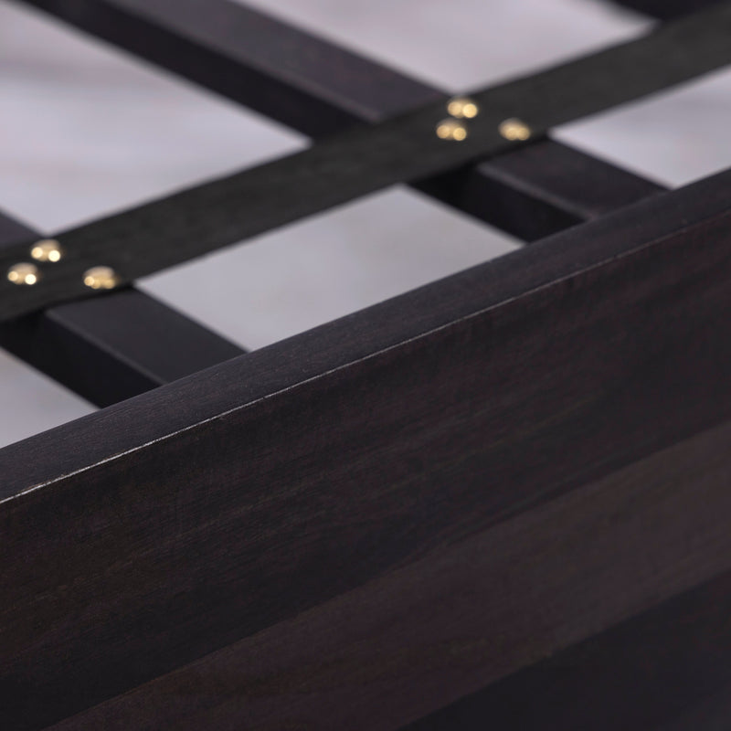 Sydney Black Wash Queen Bed | ready to ship!