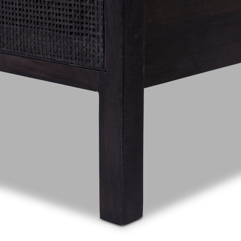 Sydney Black Wash Queen Bed | ready to ship!