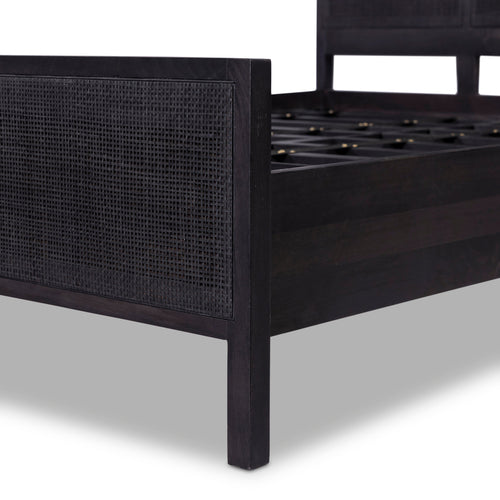 Sydney Black Wash Queen Bed | ready to ship!