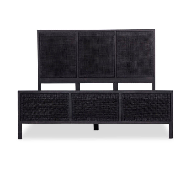 Sydney Black Wash Queen Bed | ready to ship!