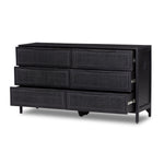 Sydney Black Wash 6 Drawer Dresser | shipping 5/26/2025