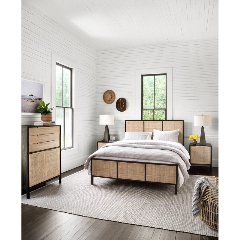 Sydney Black Wash Left Nightstand | shipping 5/26/2025