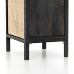Sydney Black Wash Left Nightstand | shipping 5/26/2025