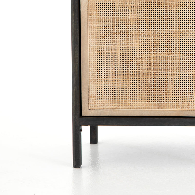 Sydney Black Wash Left Nightstand | shipping 5/26/2025