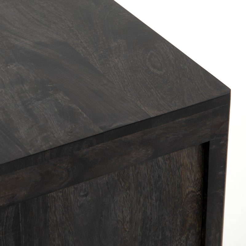 Sydney Black Wash Left Nightstand | shipping 5/26/2025