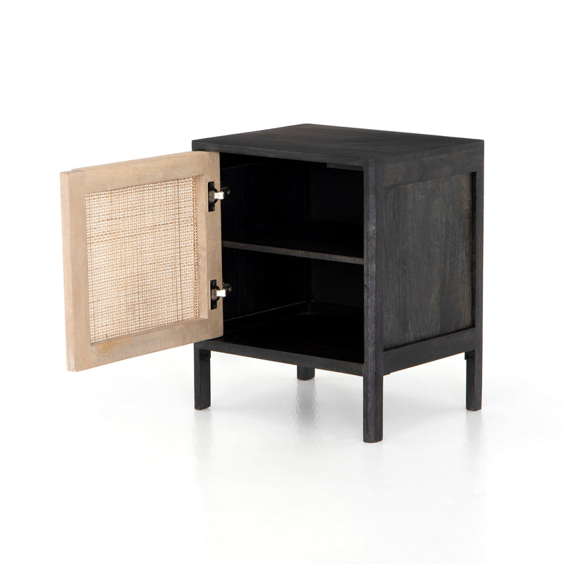 Sydney Black Wash Left Nightstand | shipping 5/26/2025