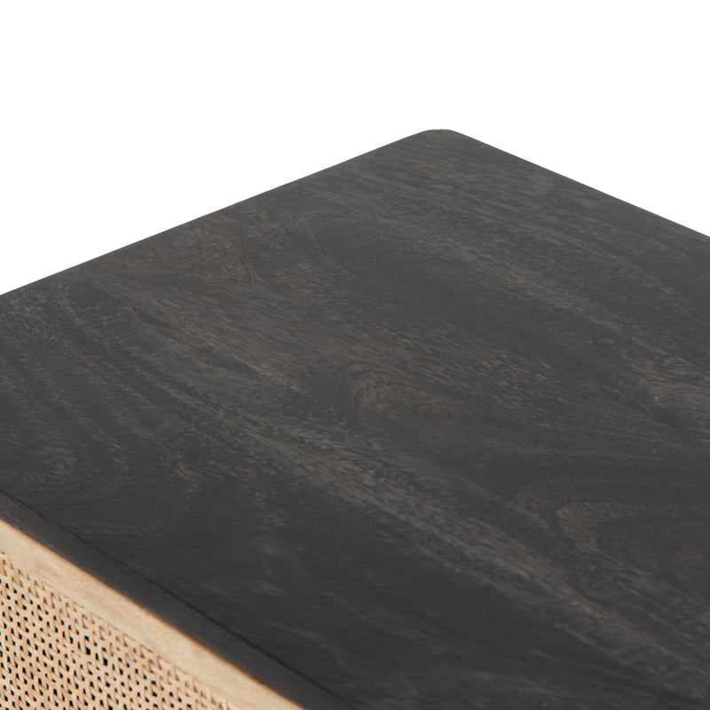 Sydney Black Wash Right Nightstand | ready to ship!