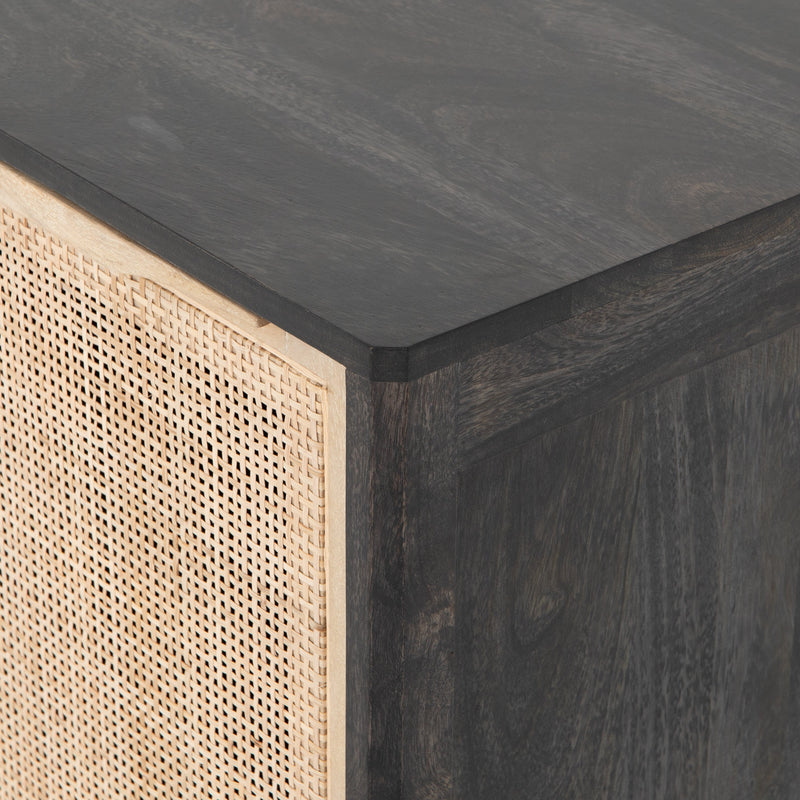 Sydney Black Wash Right Nightstand | ready to ship!