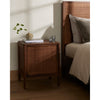 Sydney Brown Wash Left Nightstand | shipping 7/30/2025