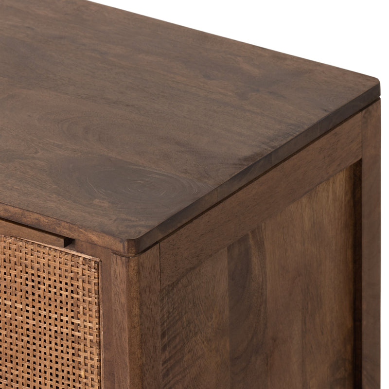 Sydney Brown Wash Right Nightstand | shipping 8/3/2025