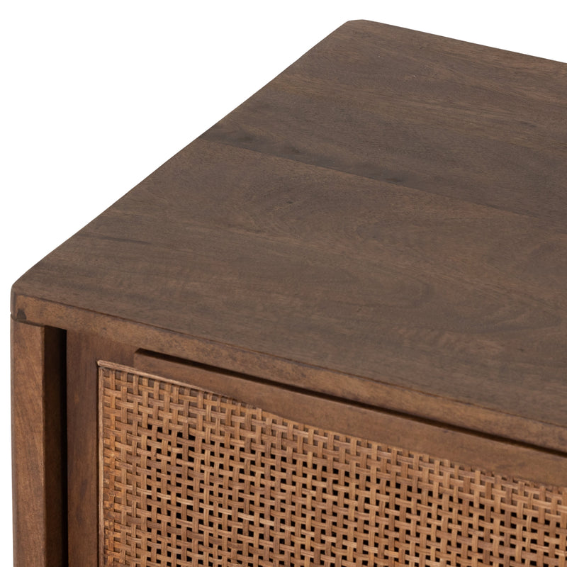 Sydney Brown Wash Right Nightstand | shipping 8/3/2025