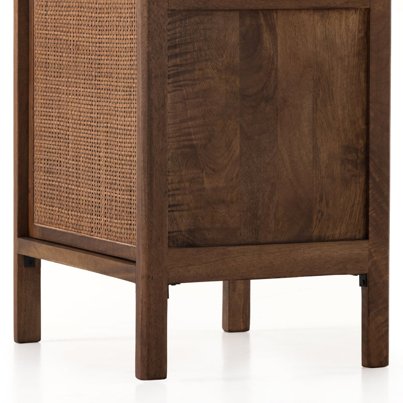 Sydney Brown Wash Right Nightstand | shipping 8/3/2025