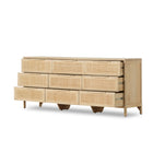 Sydney Natural Mango 9 Drawer Dresser | shipping 6/23/2025