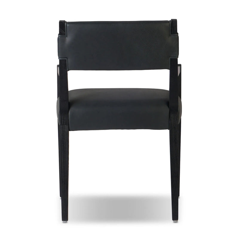 Tamari Brickhouse Black Dining Armchair | ready to ship!
