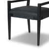 Tamari Brickhouse Black Dining Armchair | ready to ship!